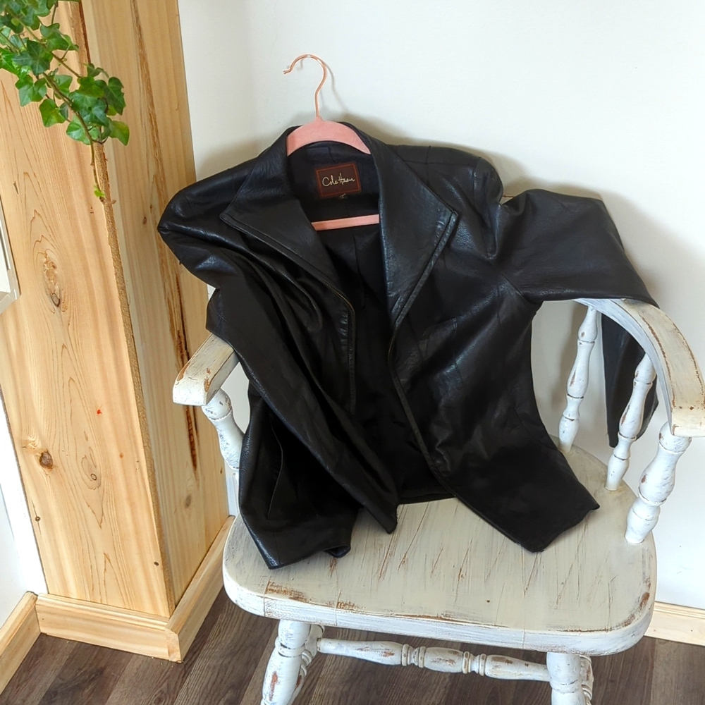 Cole Haan Size 10 Women's Italian leather Jacket